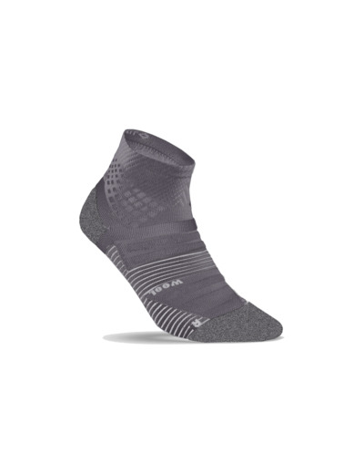 Chaussettes randonnée - hike 900 mid grise - lot de 2 paires