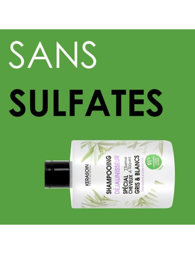 Shampooing déjaunisseur cheveux gris & blancs Gamme Nature