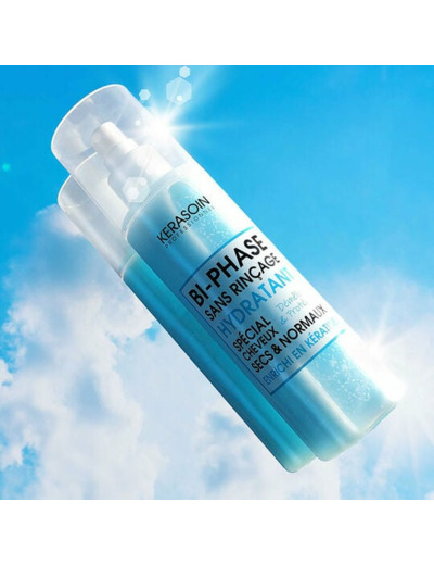 Démêlant bi-phase à la kératine