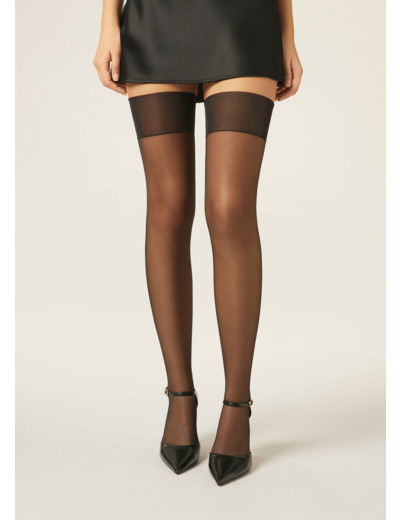 Bas Voile 20 Deniers pour Porte-Jarretelles