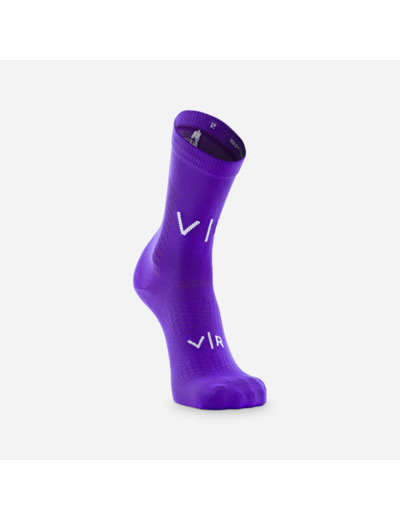 Chaussettes vélo 900 violet