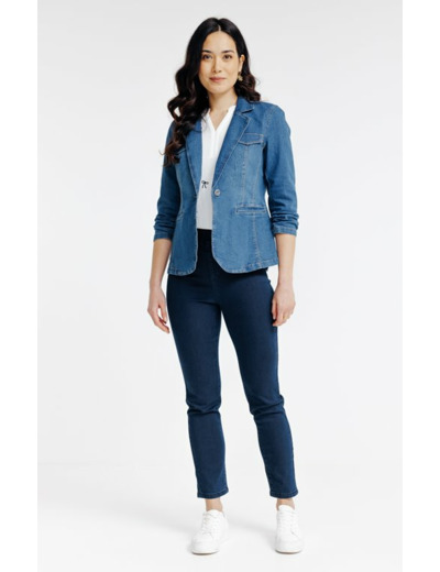 Veste blazer en denim