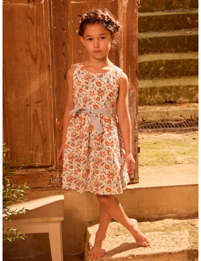 Robe réversible à fleurs