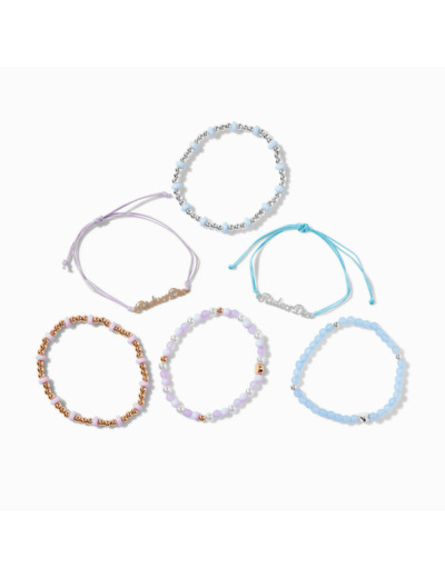 Bracelets réglables « Ride or Die » best friends - Lot de 6