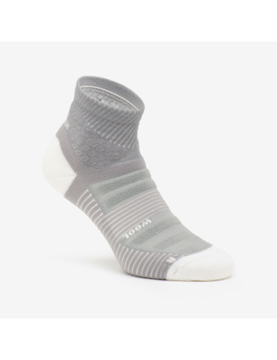 Chaussettes randonnée - hike 900 mid grise - lot de 2 paires