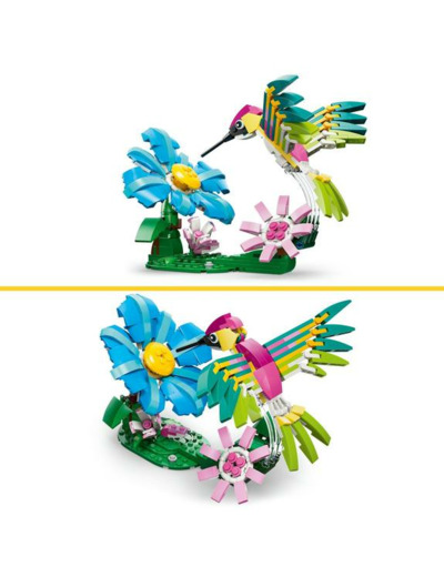 ANIMAUX SAUVAGES : LE COLIBRI COLORÉ LEGO CREATOR 31384