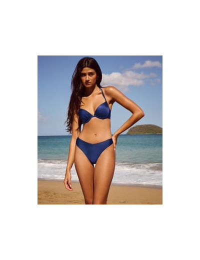 Maillot de bain push-up effet satiné