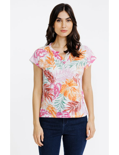 Tee-shirt imprimé manches courtes