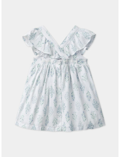 Robe chasuble fleuri