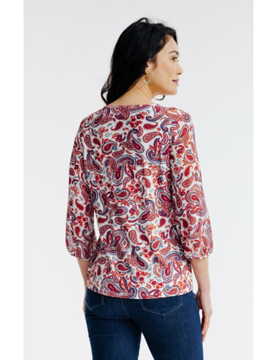 Tee-shirt imprimé manches 3/4