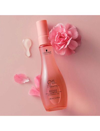 Huile de finition Rose pour cheveux fins ou stressés