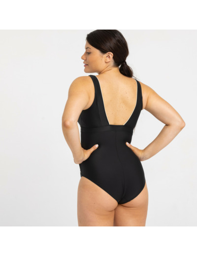 Maillot de Bain Femme 1 Pièce Maternité Nora Noir