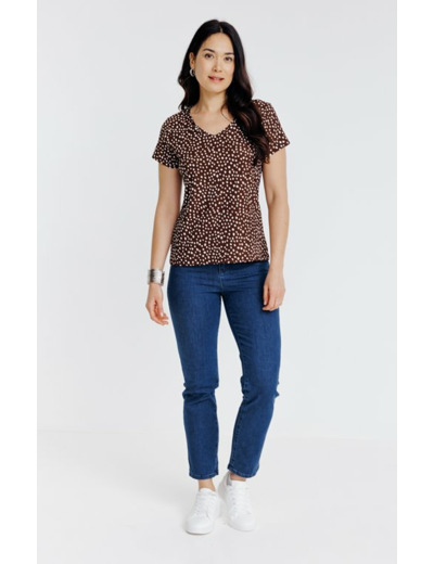 Tee-shirt manches courtes à pois