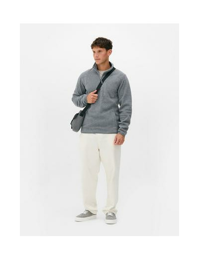 Sweat-shirt en polaire à col zippé
