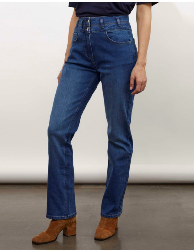 Jean long droit BLEU Femme