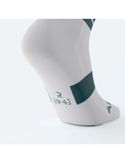 Chaussettes de tennis hautes artengo rs 300 motif bleu, vert et bleu lot de 4