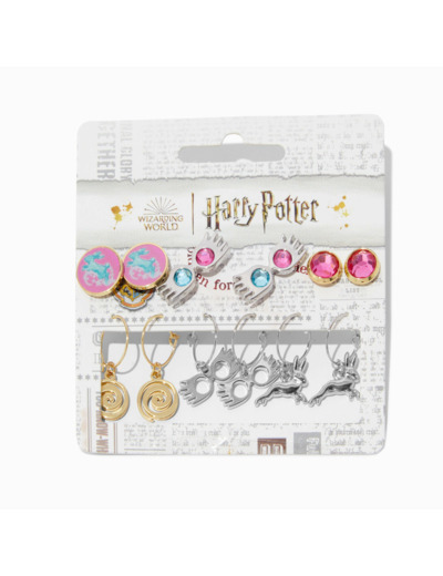 Lot clous d’oreilles et pendantes Luna Lovegood Harry Potter™ - Lot de 6