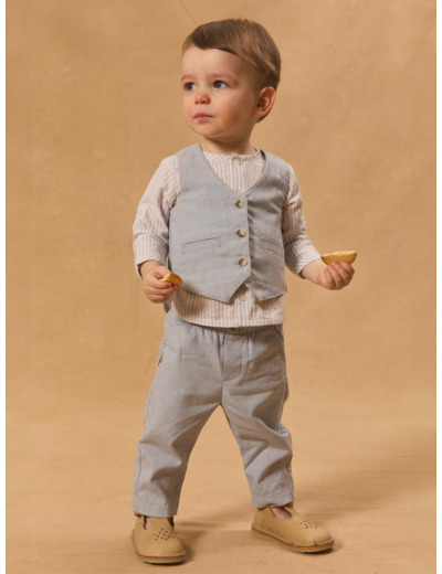 Veston sans manches réversible