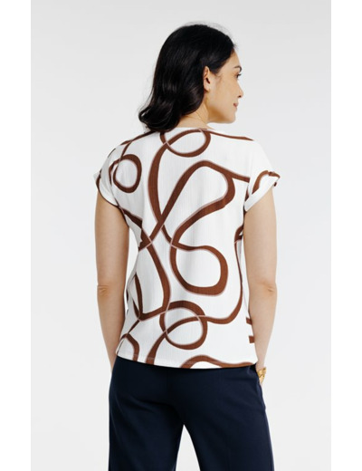 Tee-shirt imprimé manches courtes