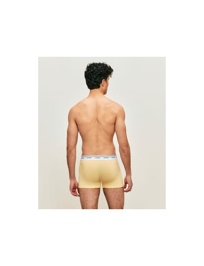 Boxer en coton jaune
