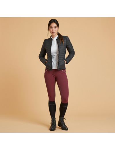 Veste équitation femme noir 900