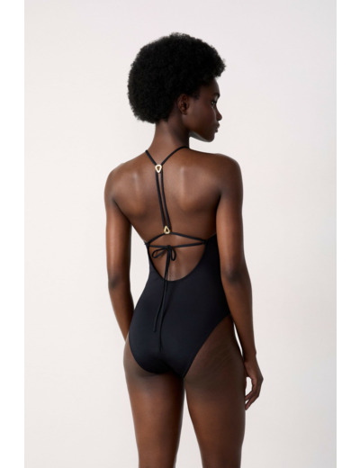 Maillot de bain 1 pièce détail au dos