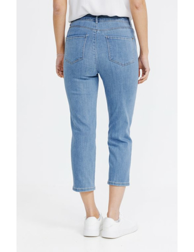 Corsaire en denim brodé