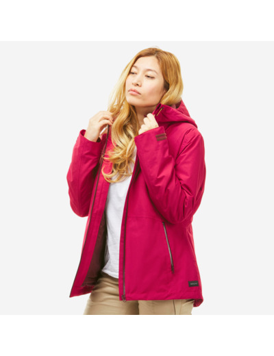 Veste 3en1 imperméable de randonnée - sh500 mountain -10°c - femme
