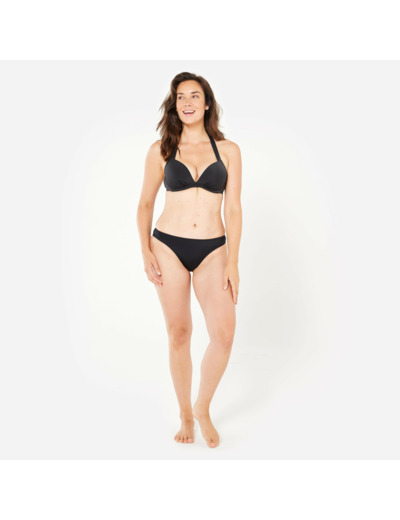 Haut de maillot de bain femme push up avec coques fixes ELENA NOIR