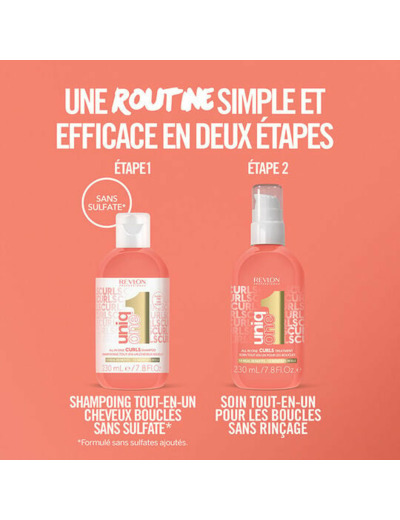 Shampooing tout-en-un cheveux bouclés Uniq One Curls
