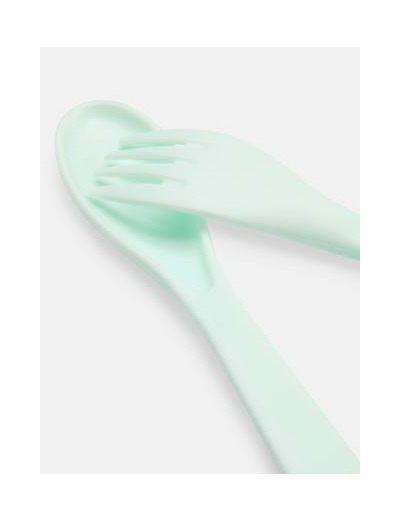 Lot de 2 couverts réutilisables en plastique