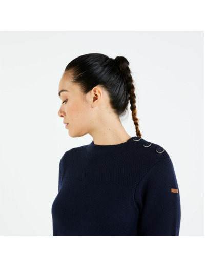 Pull marin Femme bleu marine