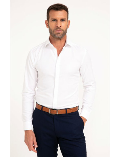 Chemise slim manches longues Microlos