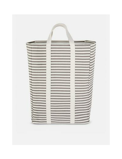 Sac à linge sale rayé