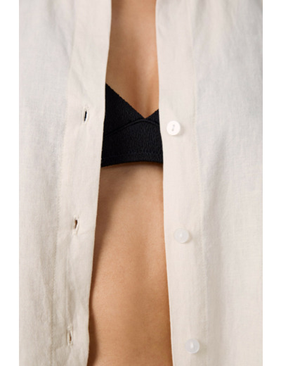 Chemise longue de plage