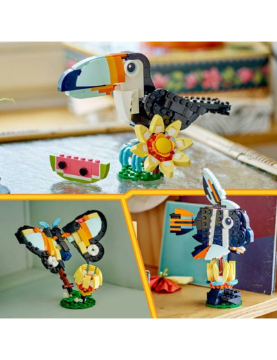 ANIMAUX SAUVAGES : LE TOUCAN TROPICAL LEGO® CREATOR 31173