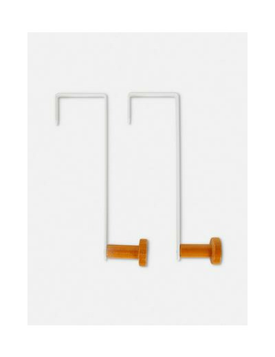 Lot de 2 patères de porte