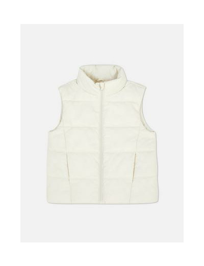 Veste sans manche matelassée zippée