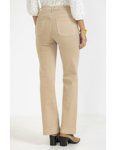 Jean beige poches charpentier