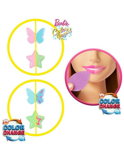 TÊTE À COIFFER BARBIE BLONDE