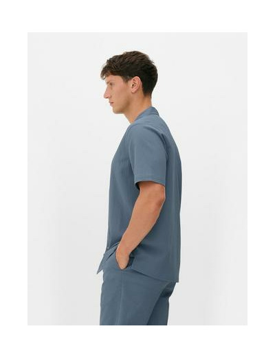 Chemise froisée à manches courtes Kem