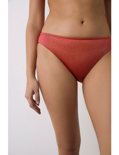Culotte bikini bas de maillot irisé