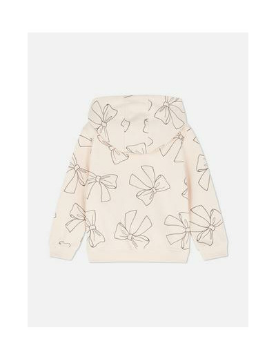 Sweat à capuche zippé imprimé