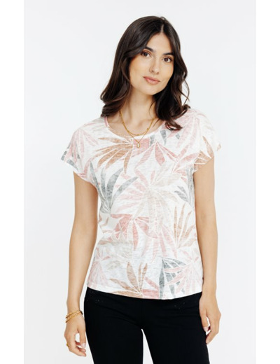 Tee-shirt imprimé manches courtes
