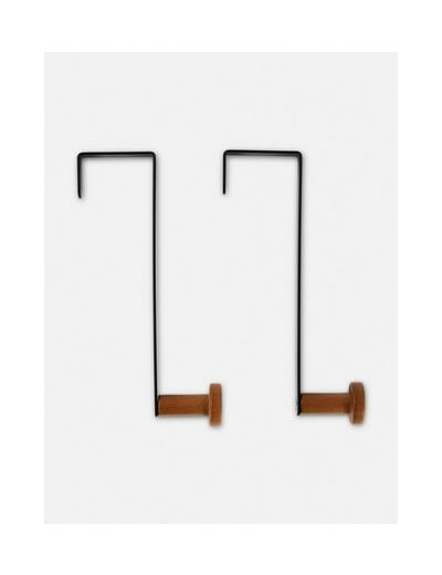 Lot de 2 patères de porte