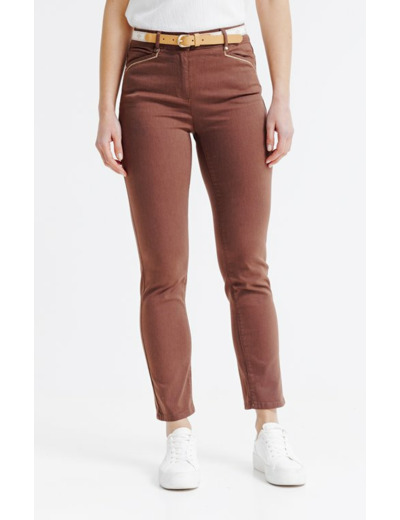 Pantacourt brodé lurex