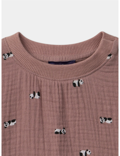 Tshirt imprimé pandas