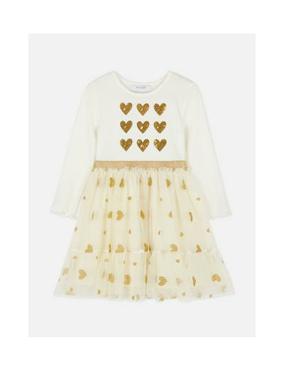 1,5-8 ans | Robe tutu à cœur en sequins