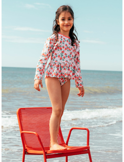 Maillot de bain deux pièces UPF 50+ imprimé