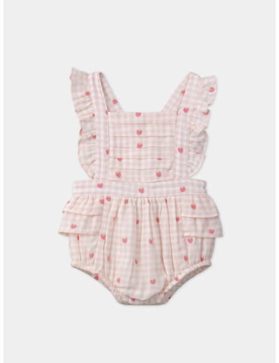 Ensemble body et barbotteuse en gaze de coton